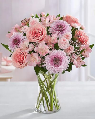 <p>Our pink and lavender bouquet is hand-designed to help make Valentine’s special, whatever your status.</p>